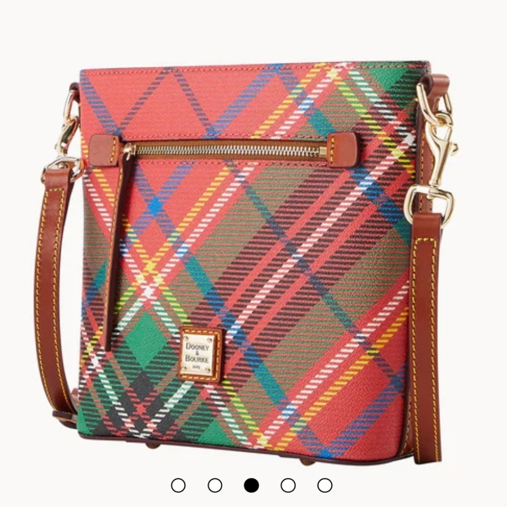 Dooney & Bourke Windsor Plaid Crossbody Bag NWT - Picture 3 of 4